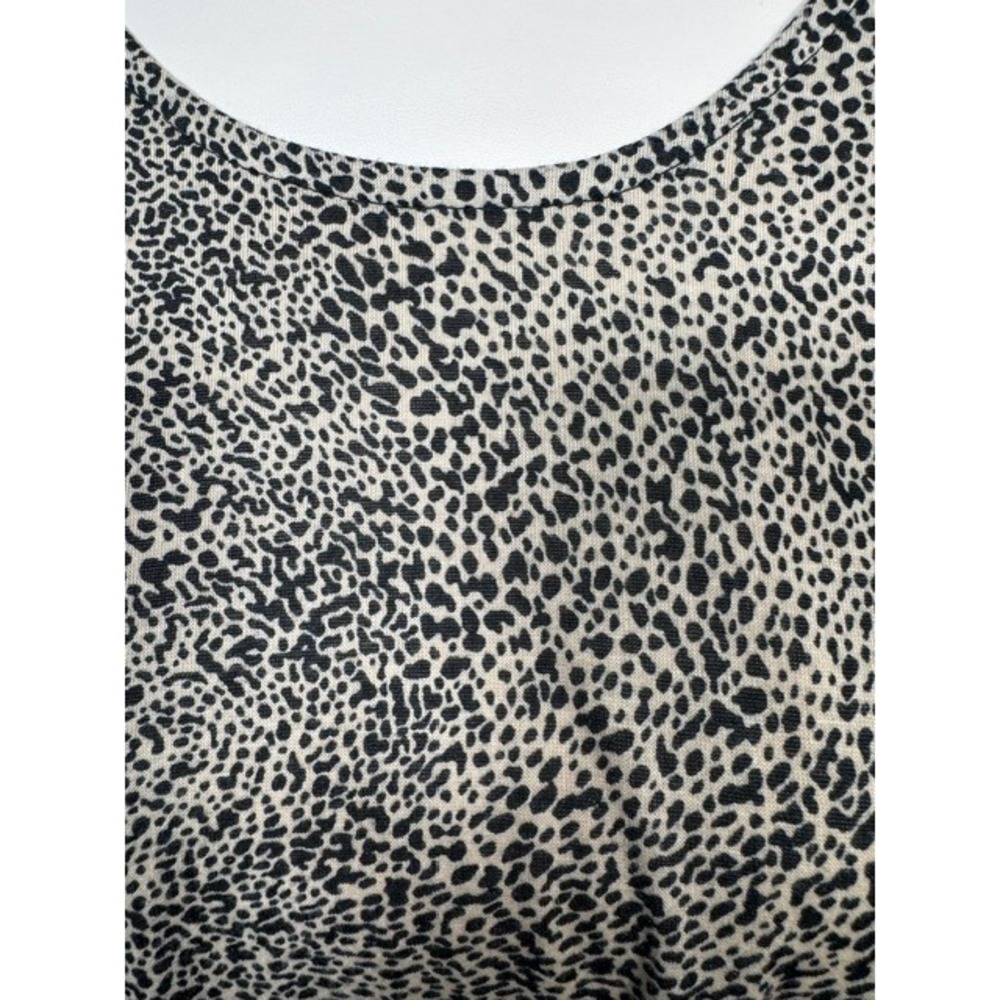 Bobeau Snakeskin Print Crisscross‎ Back Tunic Top Women's S EUC - Picture 4 of 10
